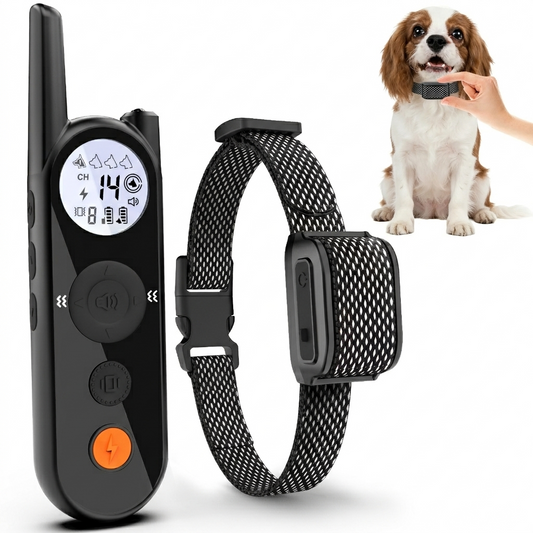 MIMOFPET Wireless Dog Fence for Small Dogs- Up to 3500ft Adjustable Electric Fence,Waterproof Training Collar Rechargeable,Pet Containment System for Small Breed