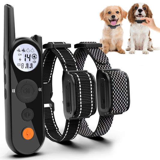 Wireless Small Dog Fence for 2 Dogs - Up to 3500ft Adjustable Electric Fence,Waterproof Training Collar Rechargeable,Pet Containment System for Small Dogs