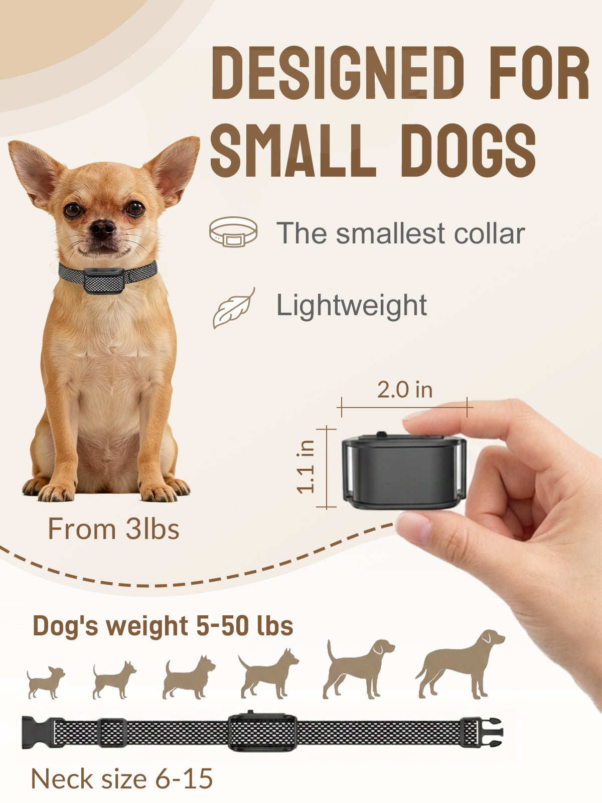 MIMOFPET Wireless Dog Fence for Small Dogs- Up to 3500ft Adjustable Electric Fence,Waterproof Training Collar Rechargeable,Pet Containment System for Small Breed