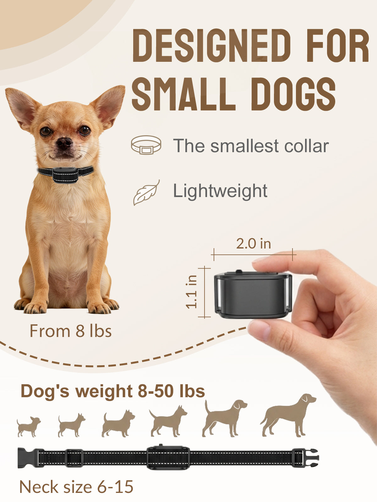 Wireless Small Dog Fence for 2 Dogs - Up to 3500ft Adjustable Electric Fence,Waterproof Training Collar Rechargeable,Pet Containment System for Small Dogs