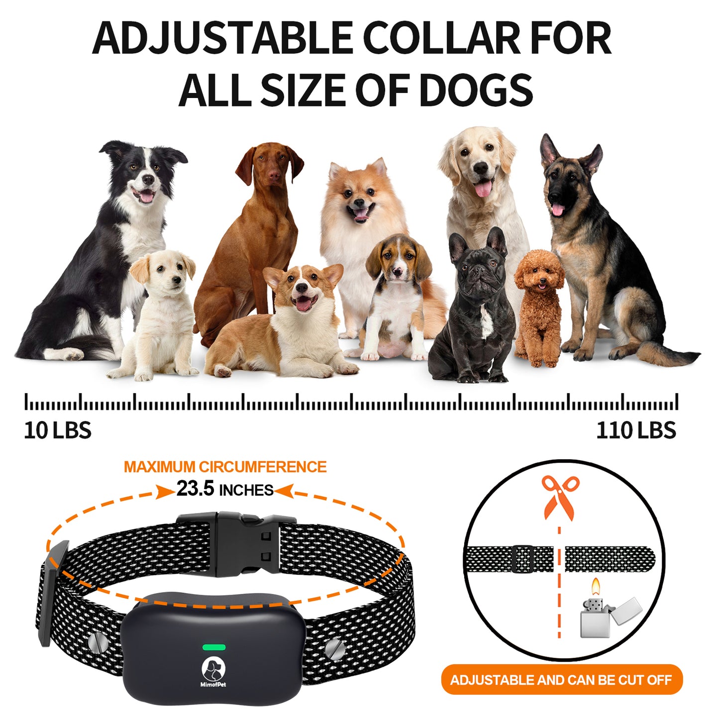 Wireless Dog Fence with Training Remote for 2 Dogs,25FT to 3500FT Electric Fence,185 Days Stand Time Dog Shock Collar with 3 Training Modes,Keypad Lock,Light and Waterproof for Large Medium Small Dog